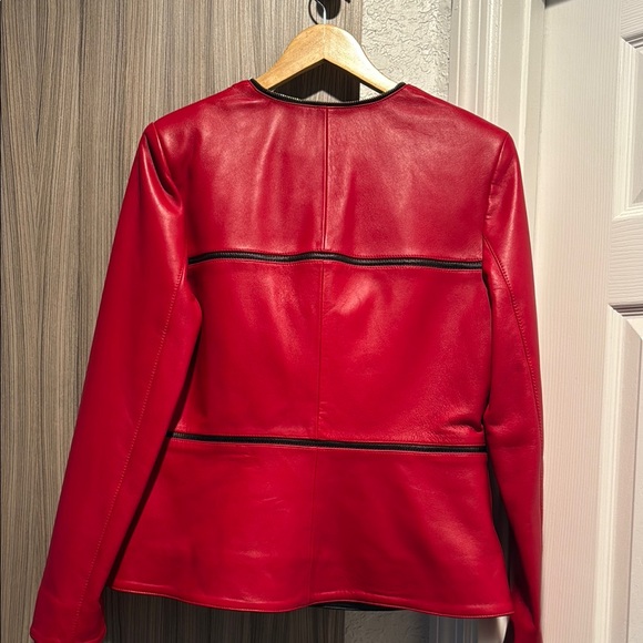 Red Leather Jacket - Picture 6 of 9